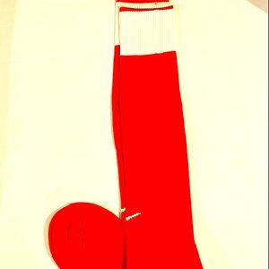 NWT Nike Soccer socks athletic Men M Women L Red
